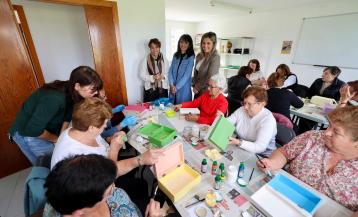 Visita de la diputada provincial a Vimianzo este lunes