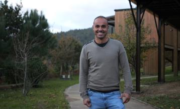 Miguel Fernández, propietario de Nidos de Carnota