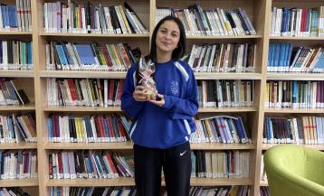 La ganadora del premio, Sabela Nogueira
