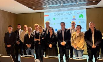 Delegación gallega en las jornadas de Oporto