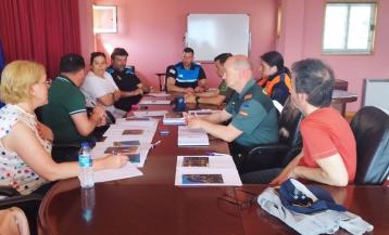 Reunión para preparar el dispositivo de seguridad del eclipse en Laxe