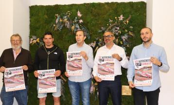 Lamas, García, Rumbo, Pérez y Barreiro durante la presentación de la prueba
