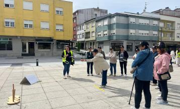 Participantes en las Olimpiadas de juegos populares en Vimianzo