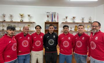 La nueva directiva del San Lorenzo, con su presidente en el centro