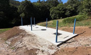Una de las obras ejecutadas recientemente por el Concello de Coristanco