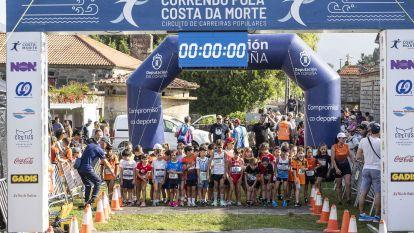 Correndo pola costa Carnota 004