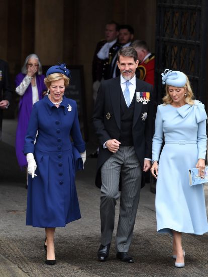 Pablo de Grecia, con su mujer y su madre @Andy Rain