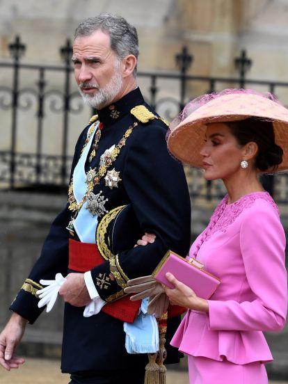 El rey Felipe y la reina Letizia @EFE EPA Andy Rain
