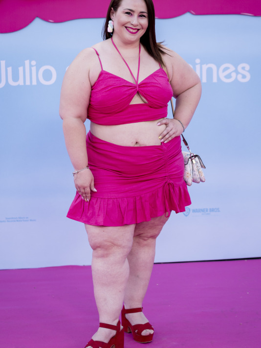 Marta Martín, en el pase especial de la película Barbie EP