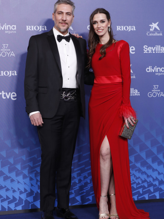 Alberto Ammann y la actriz Clara Méndez Leite