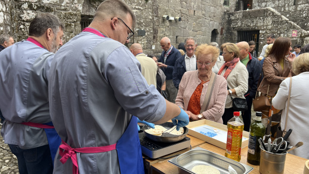 Degustación en el castillo de Vimianzo