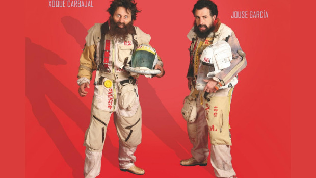 Cartel de la representación de 'GO ON!' en Muxía