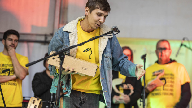 Alejandro Gándara, en los Premios Fouciño del pasado año