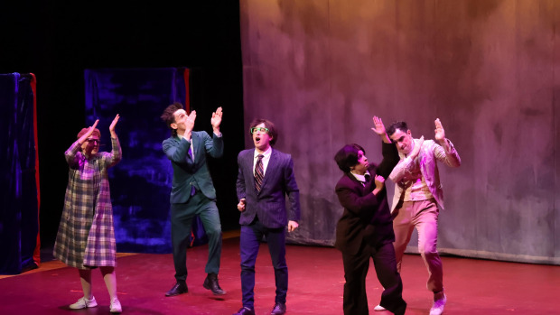 Una escena de la función de Gabriel Chamé Buendía el viernes