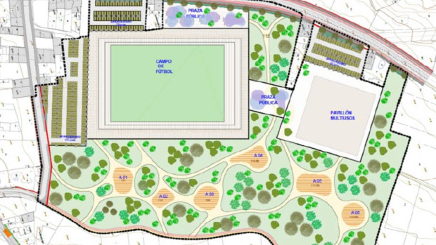 Plano de la futura ciudad deportiva de A Lagoa | raúl