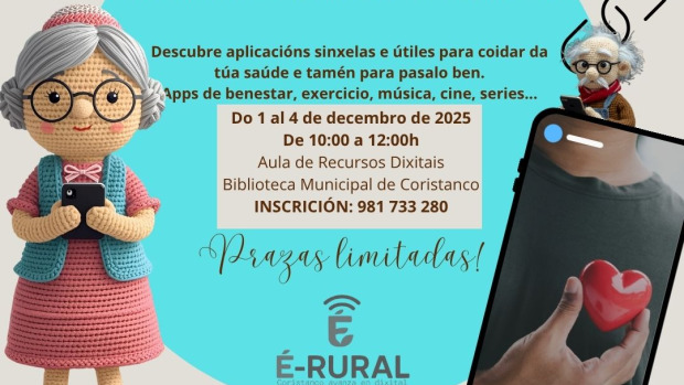 Cartel informativo del primero de los obradoiros en el mes de diciembre