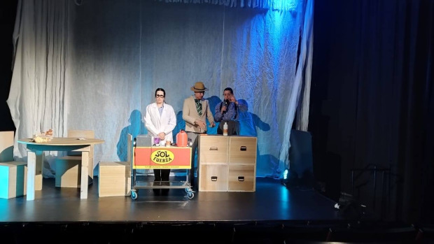 Una escena de 'Sol Fuerza' representada este fin de semana en Laxe