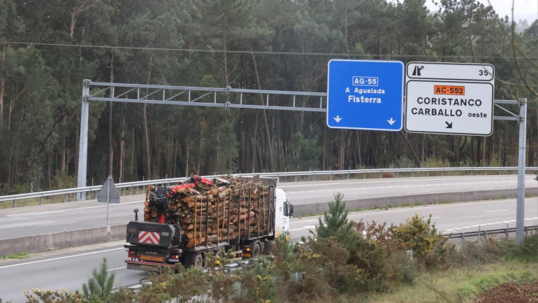 El tramo carballés de la autovía de la Costa da Mort