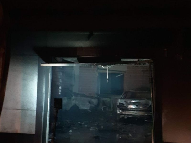 Incendio en una vivienda de Santa Comba