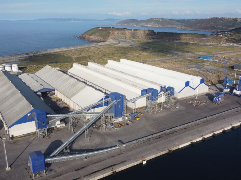 Instalaciones en Punta Langosteira 