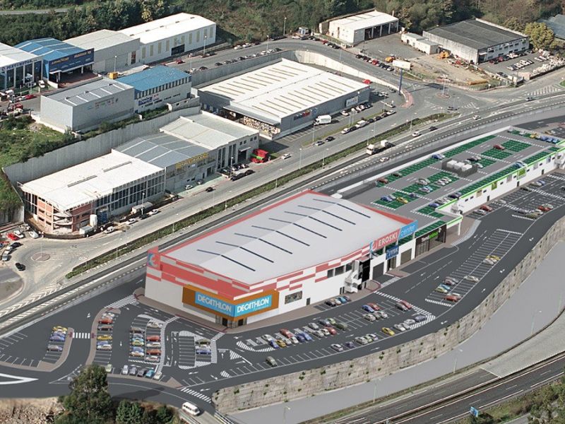 Futuro parque comercial O Bao en Pontevedra 