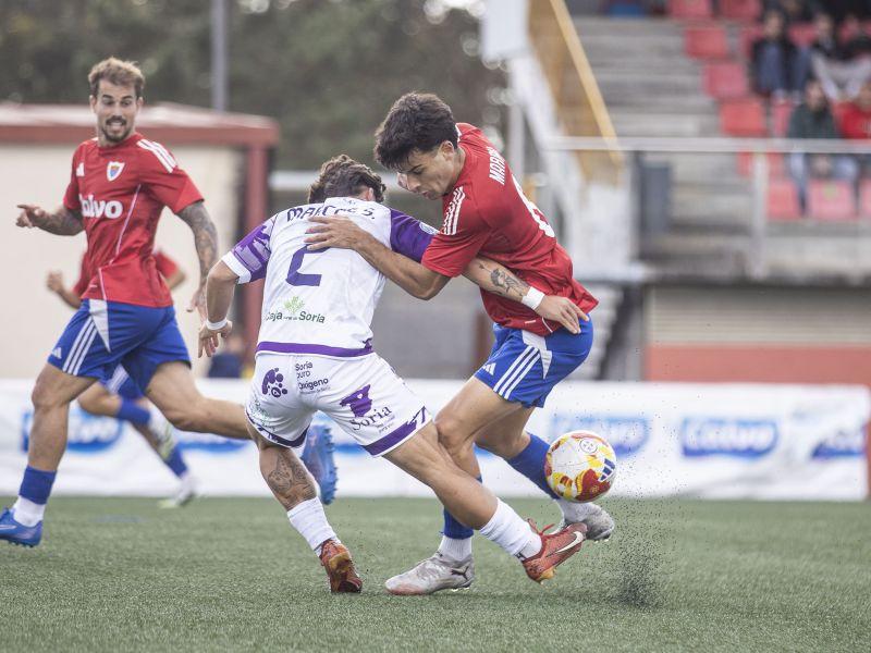 Marru, autor de dos tantos, durante el encuentro ante el Numancia