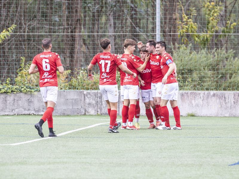Los jugadores del Sofán celebrando el gol que le marcaron el domingo anterior al Negreria