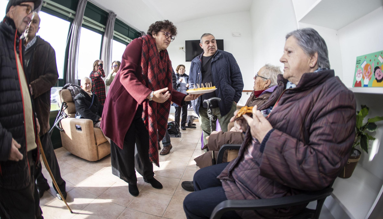 La jornada de puertas abiertas en la Casa do Maior de A Campara estuvo muy animada