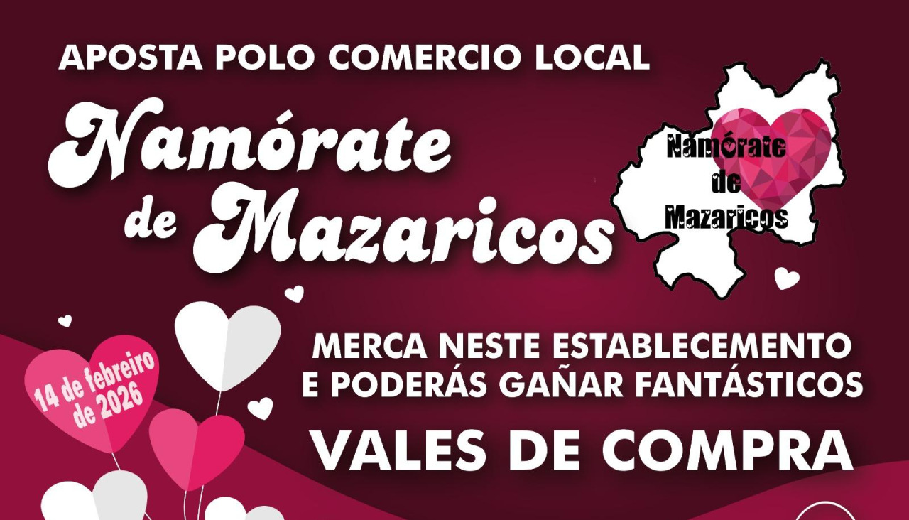 Cartel de la campaña comercial de Mazaricos