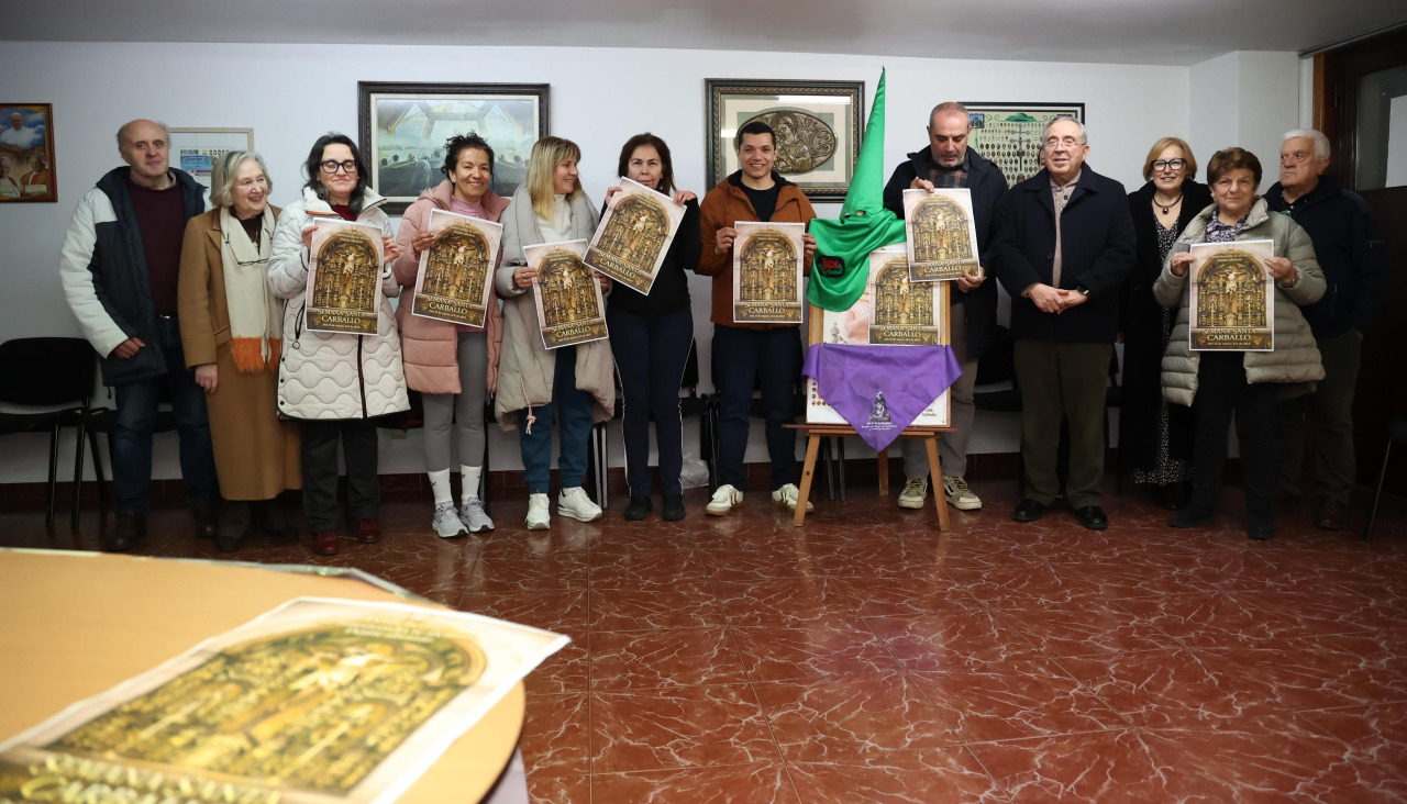 Presentación del cartel de Semana Santa de Carballo