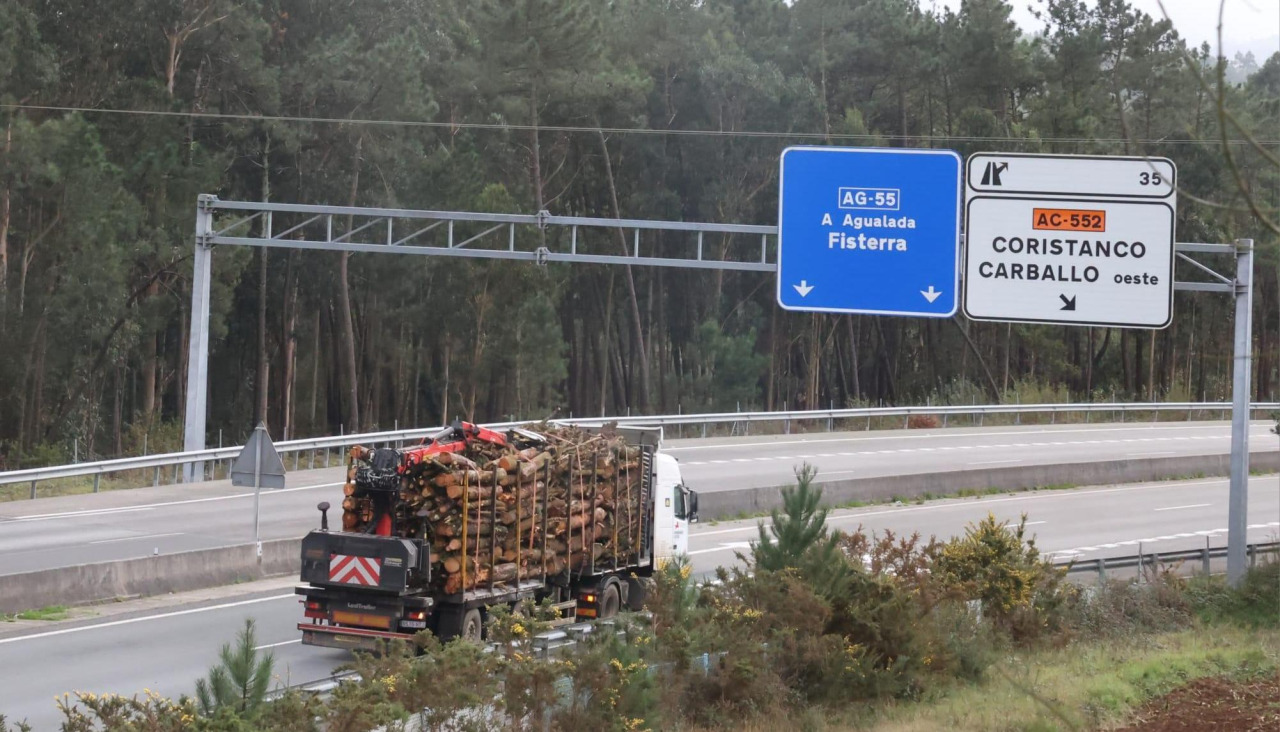 El tramo carballés de la autovía de la Costa da Mort