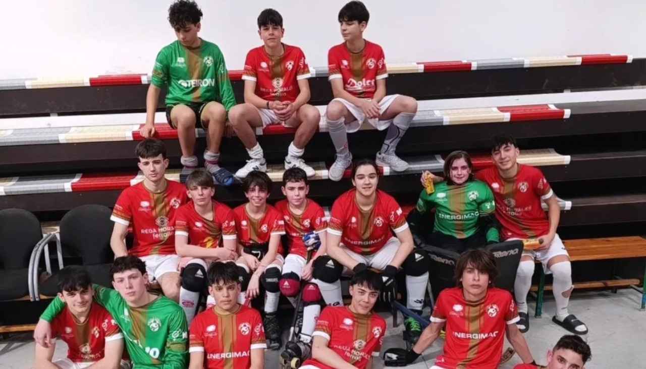 El Energimac Escola Lubiáns en el torneo disputado en Mieres esta Semana Santa