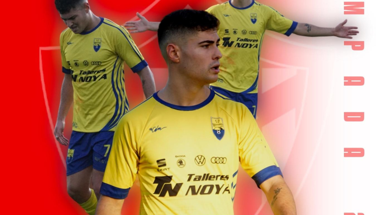 Martín García con la camiseta del Dubra