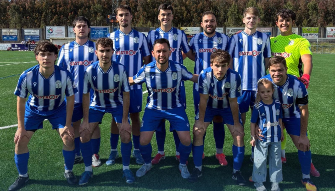 Formación del CD Baio que acabó la liga derrotando por 3-0 al Malpica