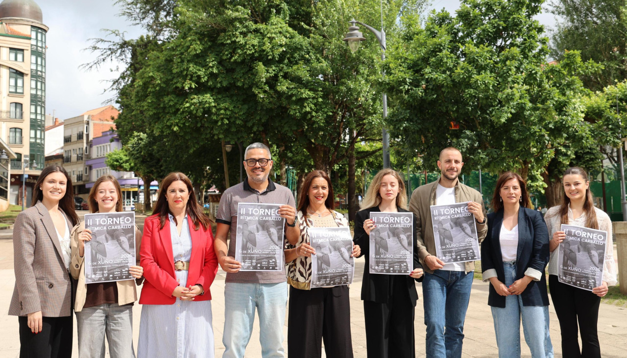 Presentación del cartel del torneo Rítmica Carballo