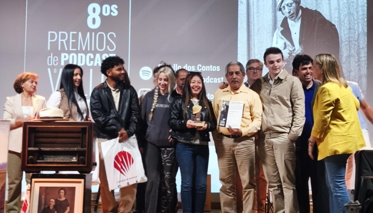 Entrega de los premios Podcast