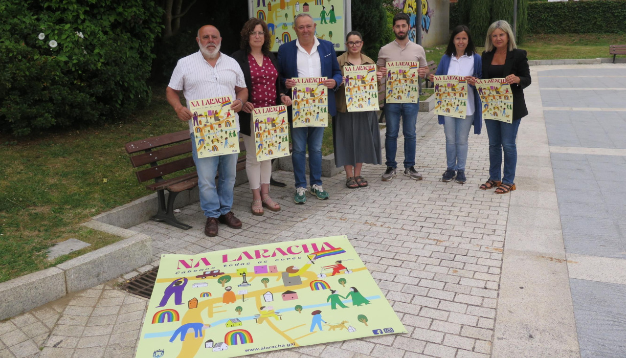 Presentación de la campaña LGTBI en A Laracha