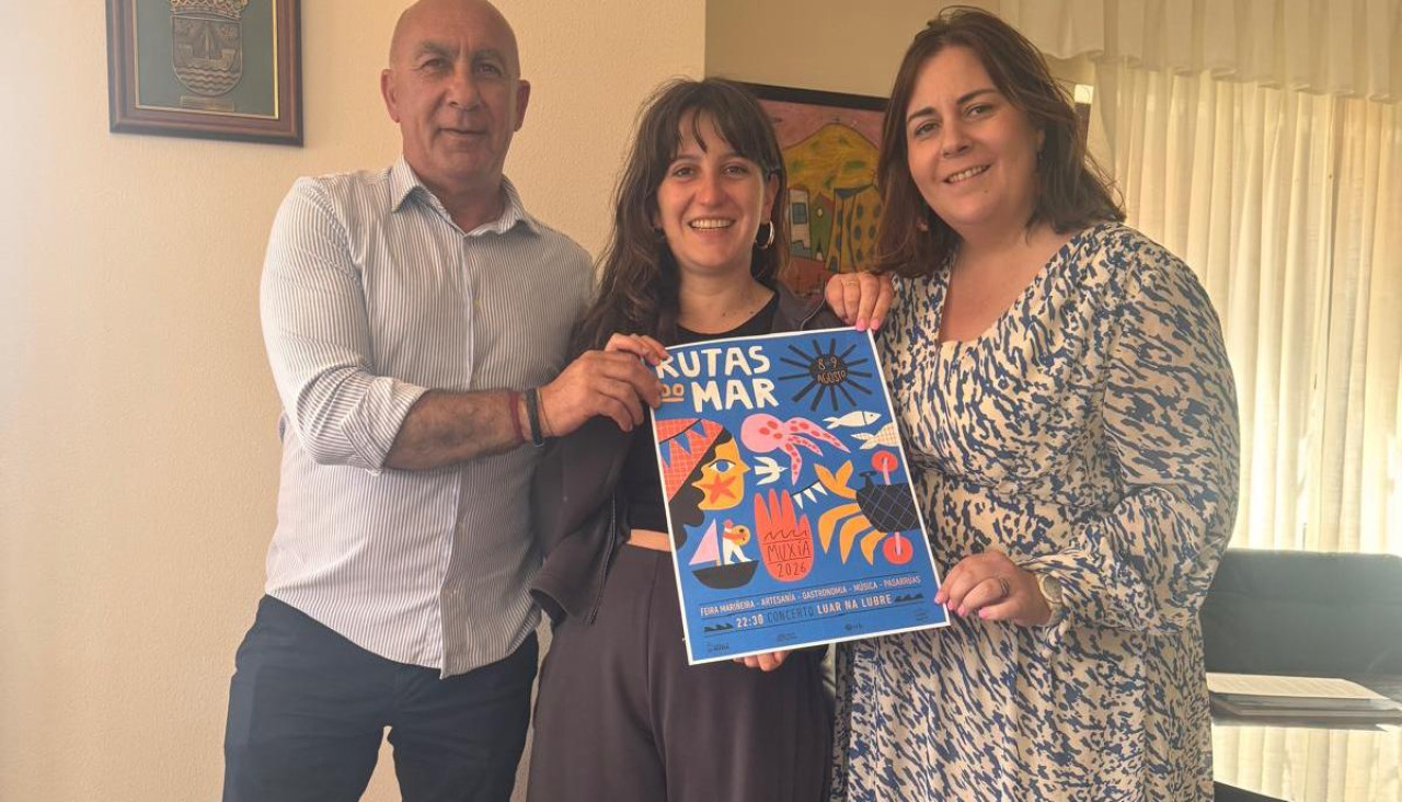 Presentación del cartel de las Rutas do Mar de Muxía