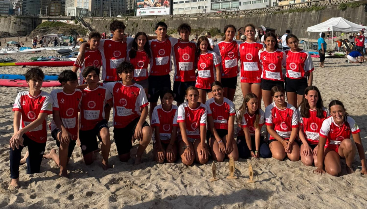 Deportistas del Sysca que también compitieron en la cita coruñesa