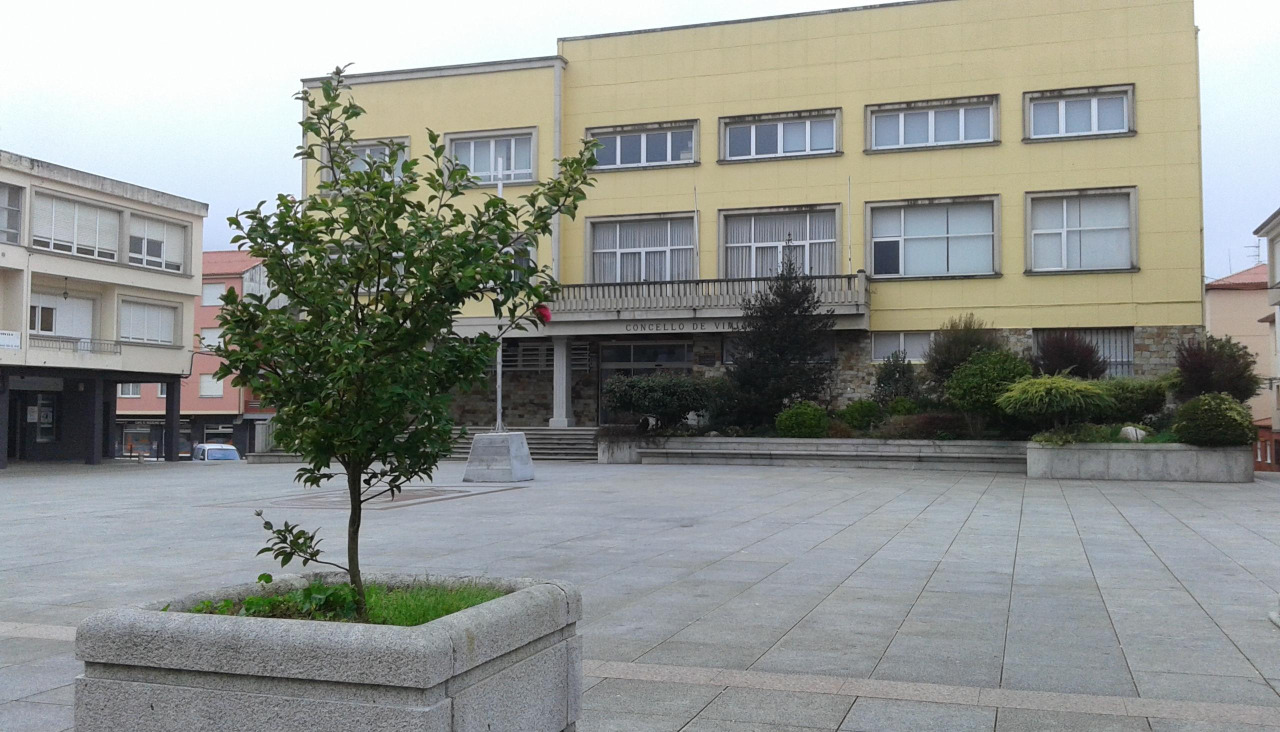 Vista del Ayuntamiento de Vimianzo