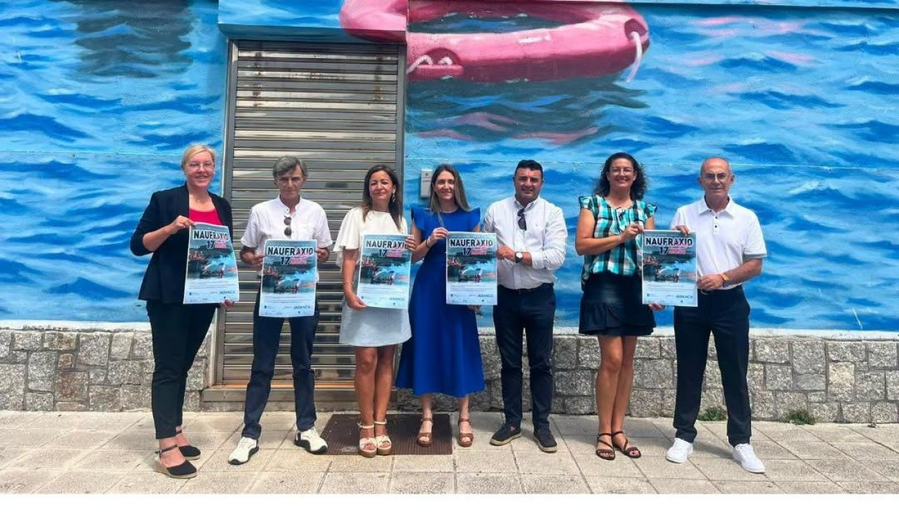 Presentación del cartel del Naufraxio de Laxe