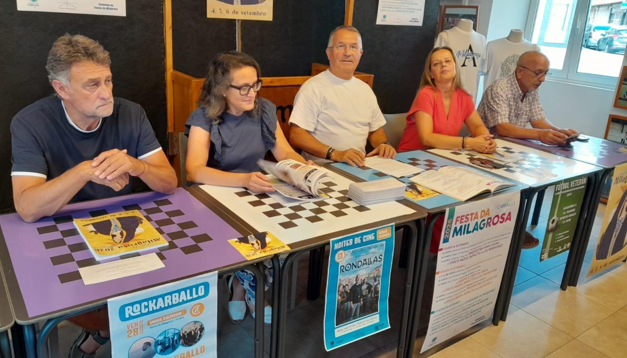 Presentacion de las fiestas de A Milagrosa
