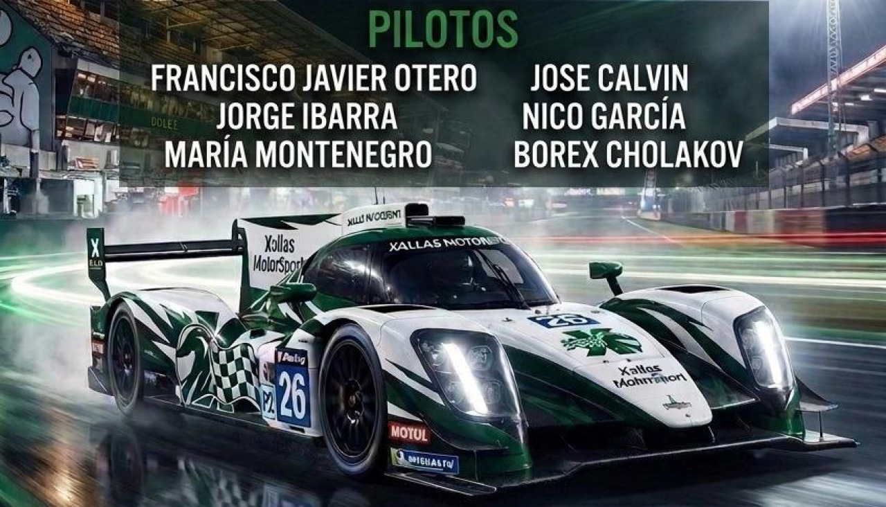 Cartel con el que la escudería anuncia se presencia en la competición virtual de las 24 Horas de Le Mans
