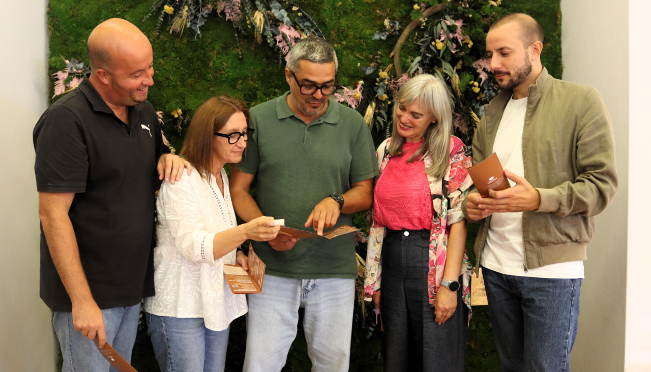 Andrade, Ures, Pérez, Eirís y Barreiro, presentando este jueves el programa de 'Remocea'