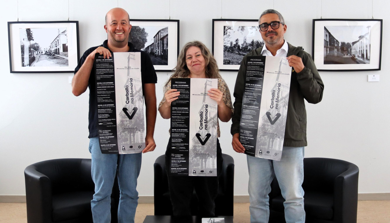 Presentación del cartel Xornadas Carballo na Memoria