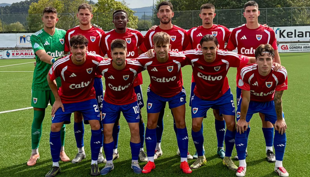 Once con el que salió el Bergantiños en el campo de Urbieta