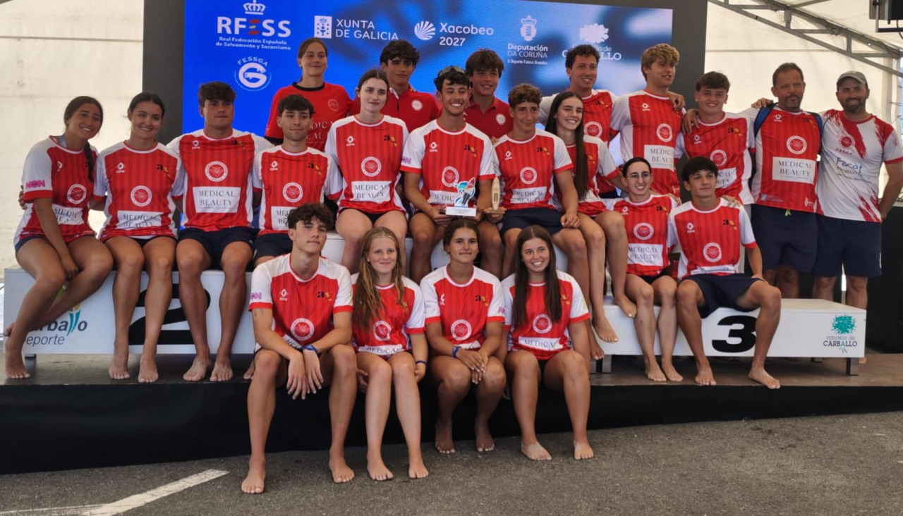 Deportistas del Sysca que participaron en el Campeonato de España disputado en Razo