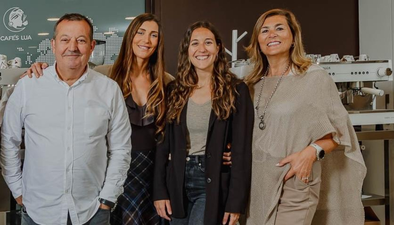 La familia Pardo Vázquez de Cafés Lúa