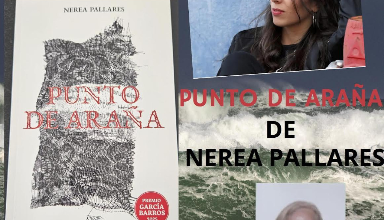 Cartel de la presentación de 'Punto de Araña' en Laxe