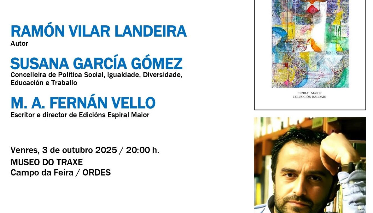 Cartel de la presentación de 'Nós estamos ben, non?' en Ordes